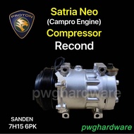 Recond Aircond Compressor Proton Satria Neo / Proton Satria Neo Air-Cond Compressor SD7H15 / Kompres