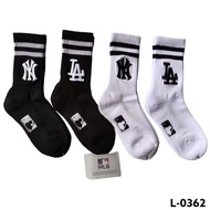 L-0362 High Sock MLB Strip Socks