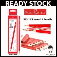 FABER-CASTELL 1323 HEXA 2B Pencil (12pcs/box) Pensel 2B Hexa Pensel Faber Castell