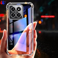 เคสซิลิโคนแบบใส Xiaomi สำหรับ14 Pro Coque Xiaomi 14 Xiaomi Mi 14 Pro Mi 14 Mi 14Pro Mi14 Mi 14Pro 5G