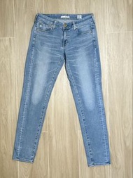日本製 something 淺藍色牛仔褲 light blue jeans, made in japan