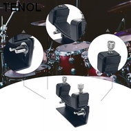 [TENOL] Black Bass Drum Platform Lifter Drumming Riser Adjustable Drum Parts for Beginner Percussion