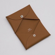 HERMES Calvi 卡包 - 金棕 B