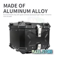 ALUMINIUM TOP BOX PREMIUM-X CNC ALLOY IMPORT 28-65 LITER ALL MODEL MONORACK RAPIDO GIVI KAPPA KOTAK MOTOSIKAL WATERPROOF