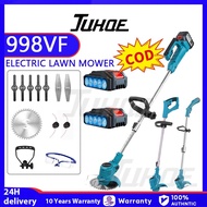 🔥Lowest🔥 Price 998VF Lithium Battery Cordless Grass Cordless Grass Trimmer Electric Pemotong Rumput