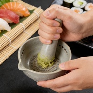 HL Resin Garlic Grater Plate Garlic Grater Herb Bowl Kitchen Preparation Tool