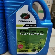 (100% Original) Perodua Genuine Oil Fully Synthetic 0W-20 (4 LITRE)