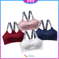 Bra Sport Push Up Gym Fitness Senam Zumba Jogging Yoga Olahraga High Quality PTT