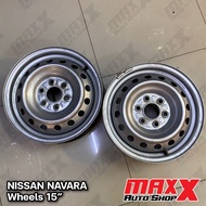 ล้อกระทะ (ใส่ได้เฉพาะรถ NISSAN NAVARA) NP300 ขอบ 15x5.5" 6H114.3 ล้อแท้ถอดสภาพดี (ราคาต่อวง) CP-05,CP0736