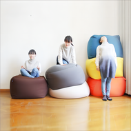 Japan Muji Bean Bag Sofa Cover Slacker Couch Coat Spare Creative Casual Lazy Bones Blue Sofa Cover