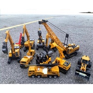 Construction Toy Vehicle Excavator Toys Crane Bulldozer Bajak Truck JCB Backhoe Vehicle Toy Tractor 