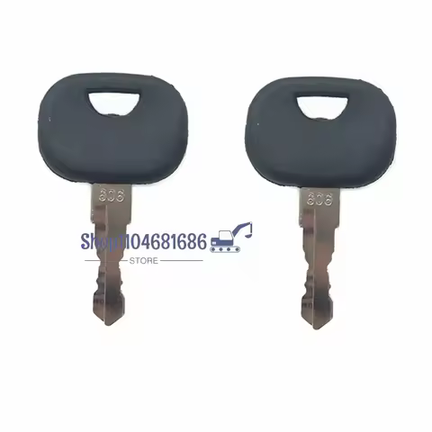 2 Pcs 606 Ignition Key For Liebherr John Deere Track Loader Heavy Equipment Starter
