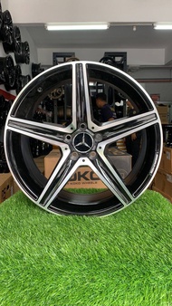 Sport Rim Mercedes (SL512) Male &amp; Female Size 19x8.5 &amp; 19x9.5 5x112 ET40 &amp; ET42 Glossy Black