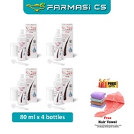 CG210 Hair & Scalp Essence Female 80ml x 4 bottles Free Hair Towel EXP:10/2026