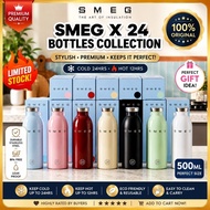 SMEG X 24 500 ml Tumbler Bottles Clima Flask Keep Cold Hot Vacuum Insulated Tumbler Termos Botol Air