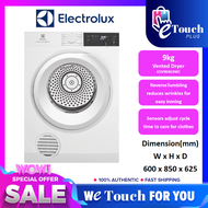 ELECTROLUX [ 7.5KG - EDV754H3WB / 8KG - EDV804H3WC / 9KG - EDV904H3WC ] VENTING DRYER mesin pengerin