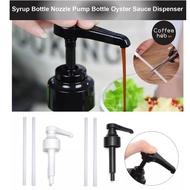 (READY STOCK)Syrup Bottle Nozzle Pump Bottle Oyster Sauce Dispenser Ketchup Vinegar Bottle Head Pres