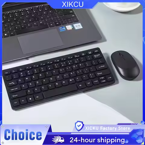2.4G Wireless Keyboard and Mouse Protable Mini Keyboard Mouse Combo Set For Notebook Laptop Mac Desk