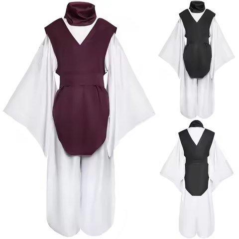 Jujutsu JJK Manga Anime Choso Cosplay Costume Purple Vest Neck Gaiter Belt White Elastic Pants Top G