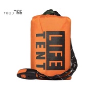 Outdoor Insulated Emergency Tent 2 Person Waterproof Emergency Life Saving Insulated Includes Life W