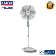 Morries 16" Stand Fan W/Timer (5 AS Blade) MS40B