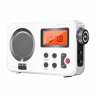 UXELY Radio - Shower Radio Speaker， AM/FM Radio with LCD Display， Portable Stereo Radio with Earphon