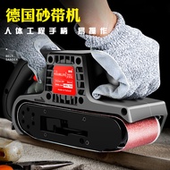 German Tank Original Portable Belt Sander Flip Sander Flat Woodworking Polishing Machine Sander Sand