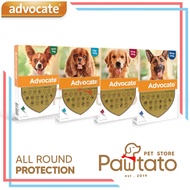 Dog Flea Medicine Advocate Dog Flea Tick Heartworm Worm Parasites Puppy Treatment Protection