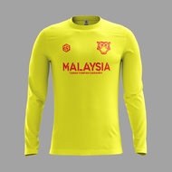 [READY STOCK] Malaysia ''Harimau Malaya" Jersey Yellow/Red - LONGSLEEVE