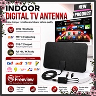 Antena Ariel INDOOR Digital MYTV MYFREEVIEW 1080P Antenna TV Digital HDTV 3000 Miles Dvb-T2 Tv with 