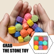 9pcs Korean Traditional Play Game Gonggi Jack Stone Gonggi Squid Set Stone Game Catch Set X8J0