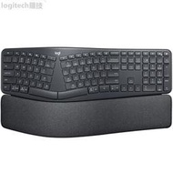 鍵盤 電腦鍵盤 無線鍵盤 羅技鍵盤ERGO K860商用無線工程學鍵盤掌托辦公靜音鍵盤