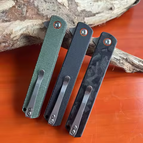 GT960 Carbon Fiber Handle Folding Knife D2 Steel Pocket Knife Outdoor Camping Survival EDC Knives Kn