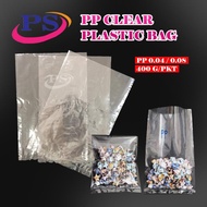 PP Plastic Bag / Transparent Plastic PP Flat Quality Clear Bag