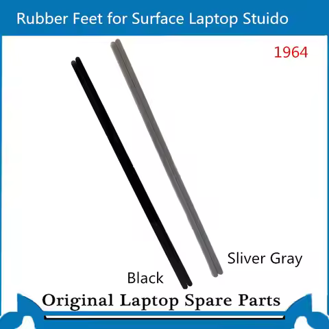 2Pcs/Lot New Rubber Feet for Surface Studio 1964 Silica Gel Strip with Adhensive Black Sliver