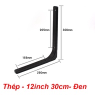(Thép-Đen-KCC Giá 1 Đôi Siêu Bền) Ke Góc Chữ L Giá Đỡ Bàn Thờ Ke Góc Chịu Lực Chữ L Giá Đỡ Bàn Học
