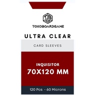 TokoBoardGame Premium Ultra Clear Card Sleeves 70x120 mm Tarot Size | Inquitionor