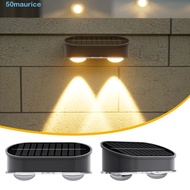MAURICE Solar Wall Light, Waterproof Gradient Glow RGB Wall Light, Facade Lighting Energy-Saving Wal