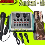 Cq Sound card Package V8 MIXER Soundcard V8 MIXER Audio USB External Soundcard