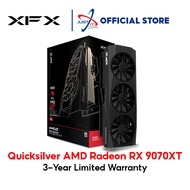 XFX AMD RADEON QUICKSILVER RX 9070 XT OC 16GB DDR6 GRAPHICS CARD BLACK  / WHITE ( RX-97TQICKB9 )