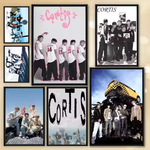 Hot Boy Band Cortis Poster HD Anime Hot Theme Singer/OST/Movie-Waterproof Self-Stick Home Decor