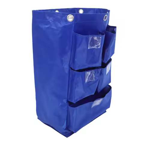 Clean Car Bag Cleaning Trolley Cart Bags Pouch Carts Trash Collecting Collection Janitorial
