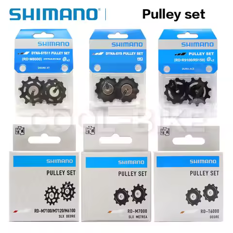 Shimano Deore XT XTR SLX Pulley Set Rear Derailleur Pulley Set RD M9100 M9000 M8100 M8000 M7100 M610