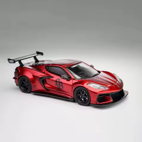 Pre-sale Fine Model 1:64 LBWK Chevrolet Corvette C8 Alloy Diecast Model Car Collectible Gift