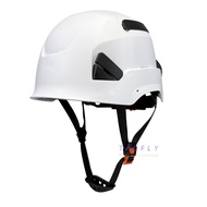 White Adjustable Vented Safety Helmet with Chin Strap | EN 397 & ANSI Z89.1 Type 1 Certified | Closa