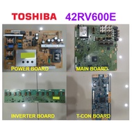 TOSHIBA LCD TV 42RV600E Power Board DPS-219DP / Main Board PE0774 V28A001023A1 / Inverter Board V291