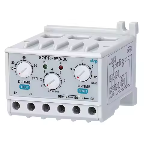 Samwha-Dsp SOPR-SS3-220 Electronic Overload Relay Motor Protector Thermal Overload Relay (Un:90-260V