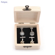 Fstyzx 8x8x4.7cm Plain Natural Wooden Paing Box Storage Box Gift Box Wooden Storage Box Home Sundrie