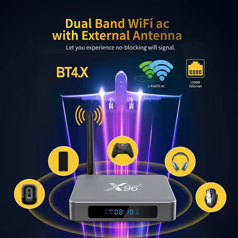 X96 X9 Amlogic S922X 1000M BT4.X 4G+32G Android 9.0 TV BOX 2.4G 5G Dual Wifi
