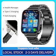 Smartwatch Men Women Bluetooth Call IP67 Waterproof Flashlight Health Smart Watch